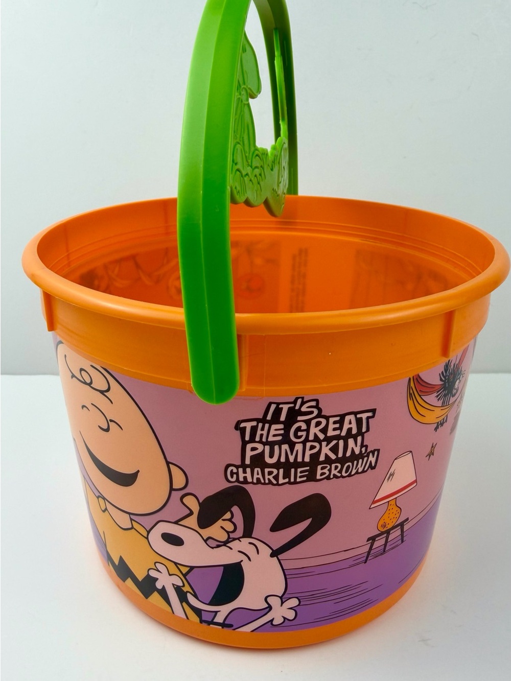 Peanuts McDonald's 2016 The Great Pumpkin 50 Anniversary Halloween Treat Bucket